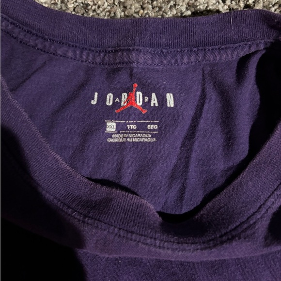 Purple Air Jordan Tee Shirt - Picture 2 of 4